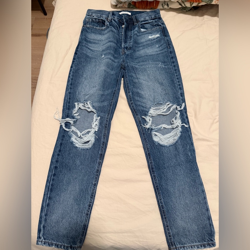 Pacsun Ultra High Rise Slim Blue Jeans